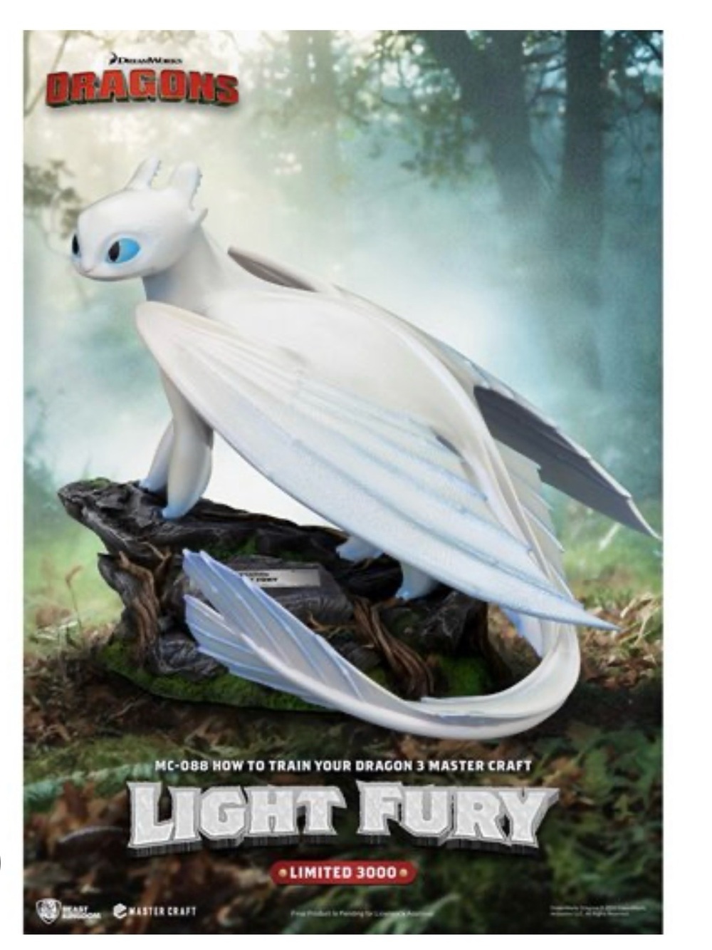 Handmade LIGHT FURY How to train your Dragon Costume age 10-12 - Picture 3 of 12